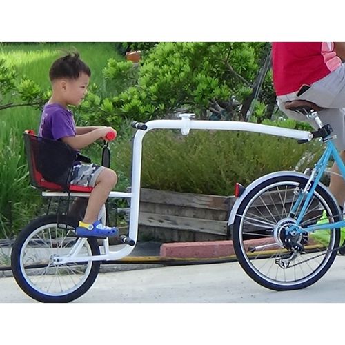 BABY TAGGER - 16 inch pearl white kids bike stroller / 2