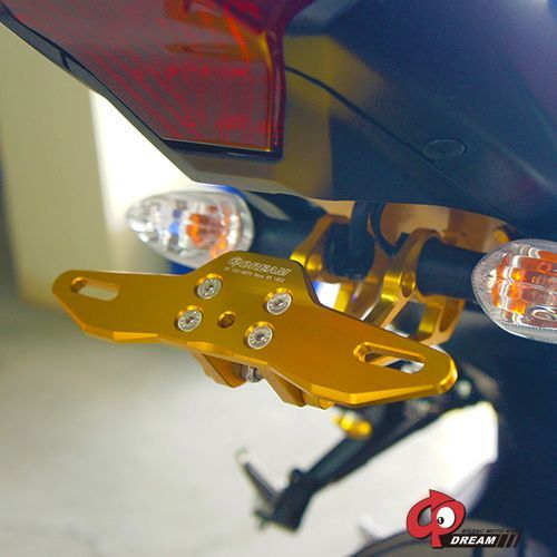 GP R3 Aluminum Adjustable Rear License Plate Supports / 3