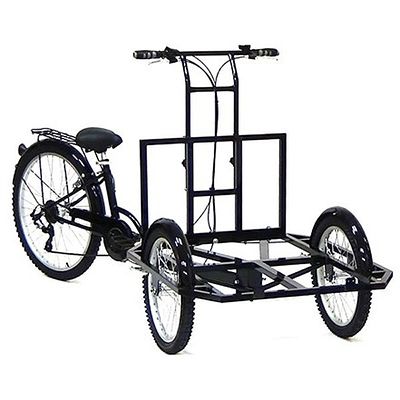 BUSITRIKE - 26/20 inch 6 spd foldable cargo trike