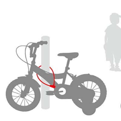 WL146 Extra high 2 Wheel Security Flexible vinyl coated Cable Lock / 3