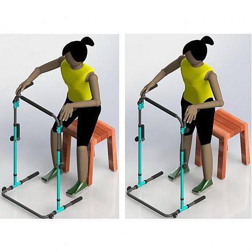 WT-02  2-IN-1 SUPPORTER FOR STAND UP AND WALING / 2