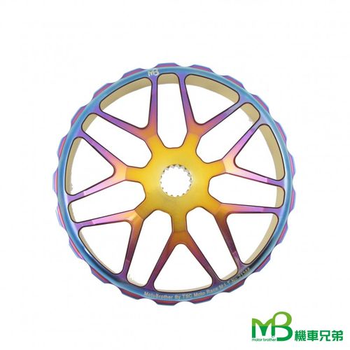 MB BLACK POWER Forging Blue Titanium CLUTCH BELL (Radiation Type)(Standard) / 2