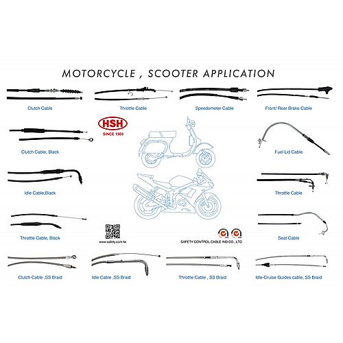 Motorcycle,Vehicle,Agriculture,Marine Control Cables & All kind of Control Cable / 2