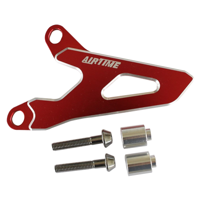 AIRTIME CNC BILLET FRONT SPROCKET COVER HONDA CRF 450R 2009-2013 - RED (15)