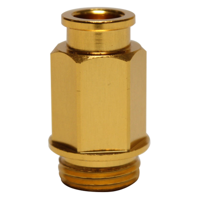 AIRTIME NEW BILLET ALUMINUM MOTOCROSS CARB HOT START NUT - GOLD COLOR