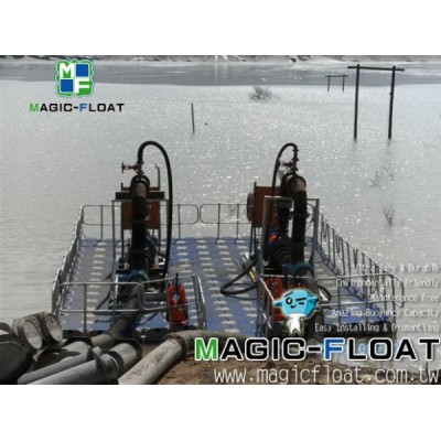 Floating Mining Pump Platform