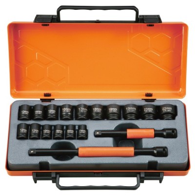 3/8 drive impact socket set (18pcs)