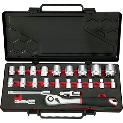 1/2 drive spline socket set (23pcs)