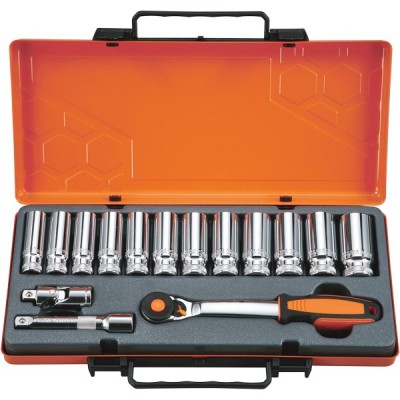 1/2'' drive deep socket set (15pcs)