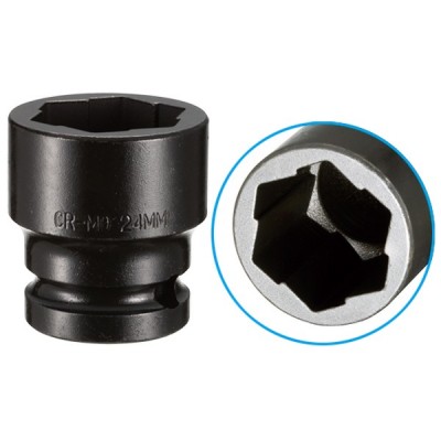 1/2 drive impact non-slip socket