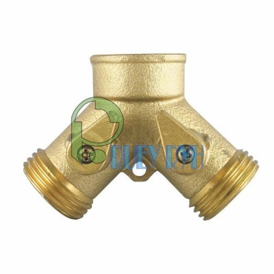 Brass Water Two-Way Shut-Off Valve RR-76004