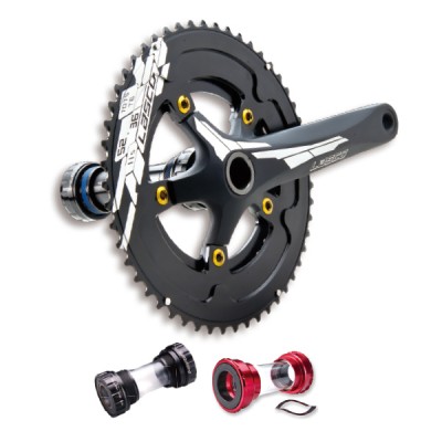 ROAD l Compact BCD 110mm Chainwheel & Crank Sets FR65025C-GOX (LASCO)