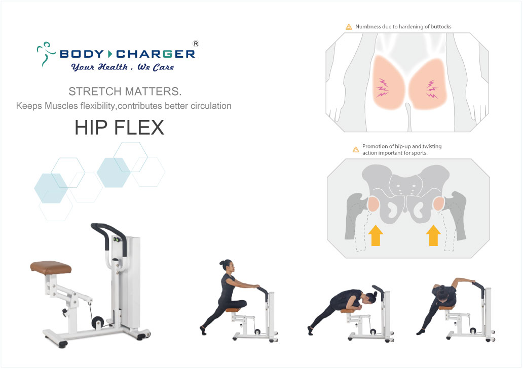 Hip Flex-stretch trainer/stretch machine/stretch trainer/leg stretch/body  stretch Products Gee Hoo Industrial Corp. 吉赫實業有限公司