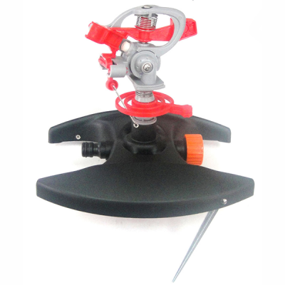 Plastic Impulse Sprinkler Head with Plastic Bat Shape Base (Big) with Metal Spike 37731EA