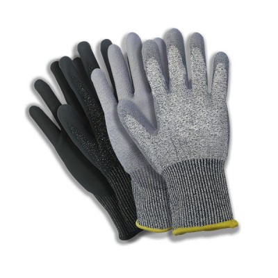 GV-01M (K、GY) Medium PU palm Latex-free gloves (black、gray)