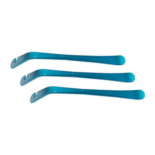 TBP-10(B/F/R/S) Flared aluminum alloy tire lever- Silver / 2