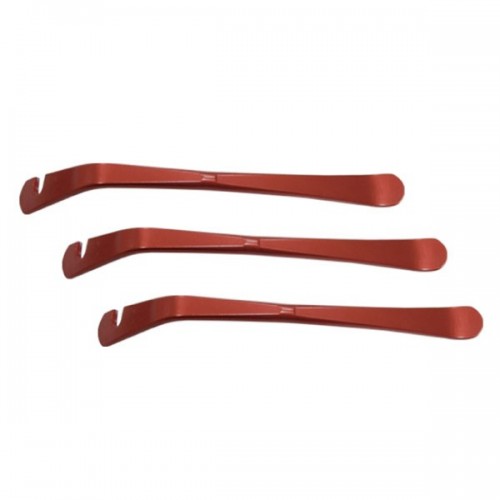 TBP-10(B/F/R/S) Flared aluminum alloy tire lever- Silver / 3