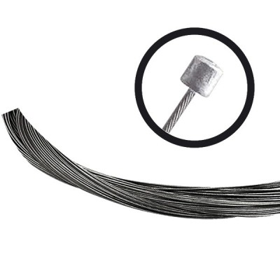 TFGC150-01 black teflon 150cm slick front gear cable (head 4x4)