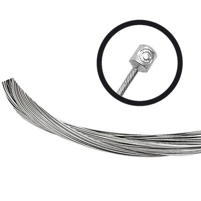 FGC150-03 stainless steel 150cm slick front gear cable (head Campagnolo)