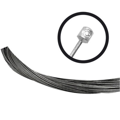 TFGC150-03 black teflon 150cm slick front gear cable (head Campagnolo)