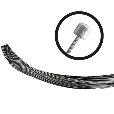 TBGC210-01 black teflon 210cm slick back gear cable (head 4x4)