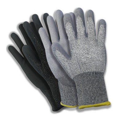 GV-01L (K、GY) Large PU palm Latex-free gloves (black、gray)