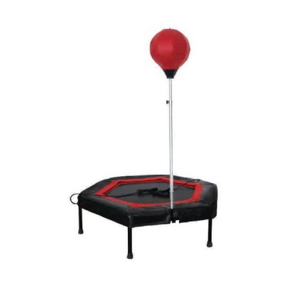 44" Boxing Trainer Trampoline W/T-Bar & Resistance Band JP05-H02-44PS