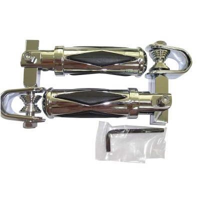 FOOTPEG UNIVERSAL JESTER CHROME WITH DIAMOND