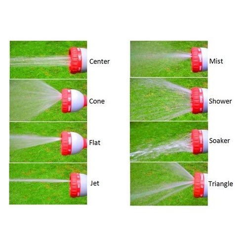 Metal 8-Pattern Rear Trigger Nozzle-51028 / 3