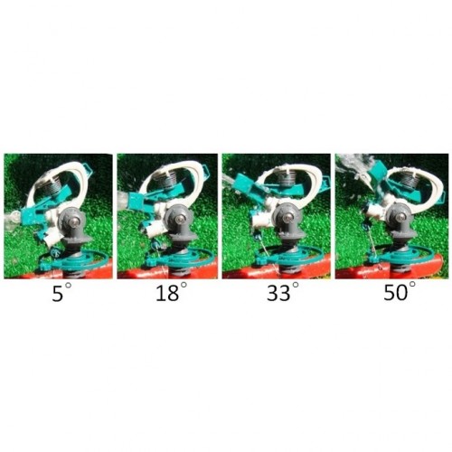 Plastic adjustable angle sprinkler with tripod-39026EA / 4