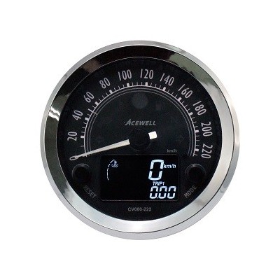 CV080 Negative LCD Digital Speedometer