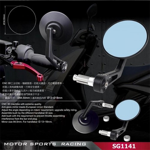 Retro circular handle mirror / 3