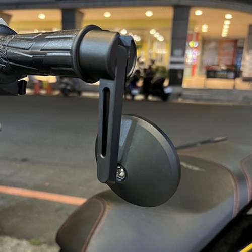 Hat round handle mirror / 2