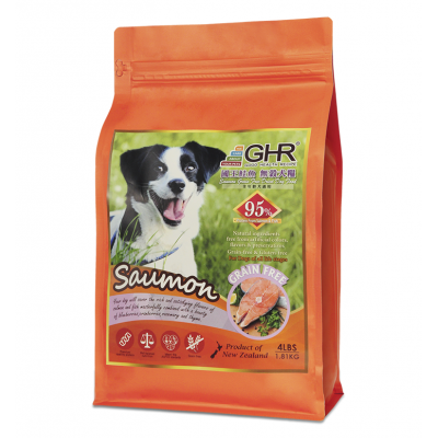 GHR - Saumon grain free dried dog food 1.81kg