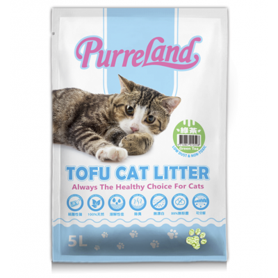 PurreLand tofu cat litter- Green Tea