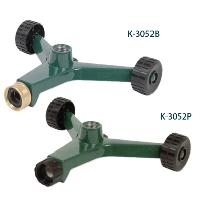 Zinc wheel base and brass swivel nut (K-3052B)(K-3052P)
