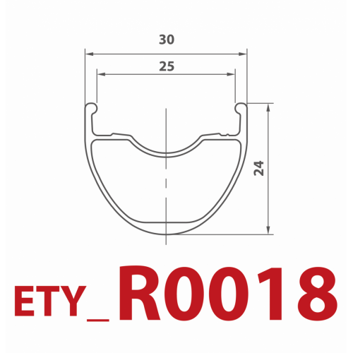 ETY_R0018 700C (Tubeless Ready) / 2