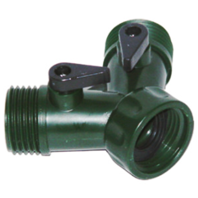 Plastic two-way connector-23400