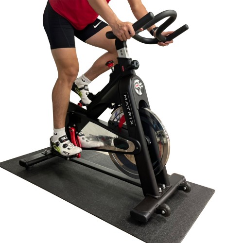 Equipment mat / heavy- duty mat/ protective mat bike mat / Bike training mat / Under spin bike mat / 2