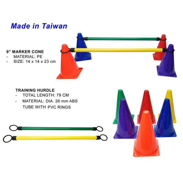 marker cone & training hurdle