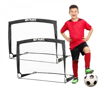 4 x 3Ft Portable Soccer Goals, Set of 2