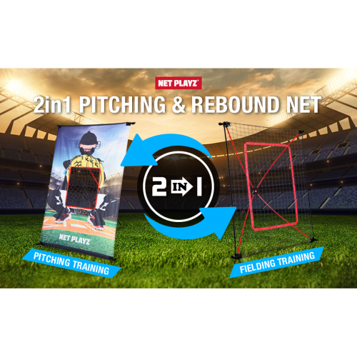 Pitchback Baseball Rebound Net and Target Panel / 3