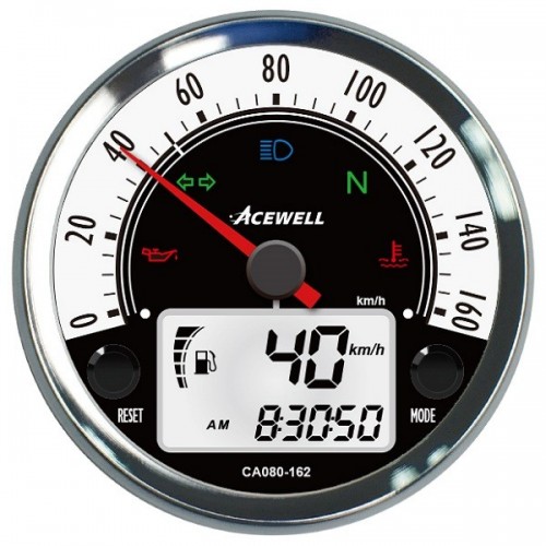 Motorcycle Speedometer-CA080 Needle and Digital Multifunction speedometer / 2