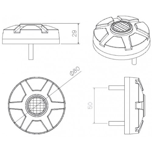 LED Taillight TL21B-T / 3