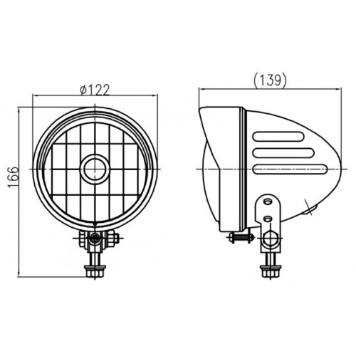 Housings for Universal Headlights -4J6 / 3