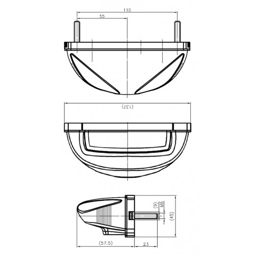 LED Taillight TL001 / 2