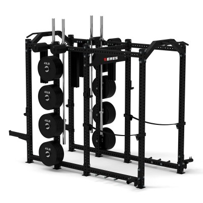 SG-853 POWER RACK & HALF RACK COMBO
