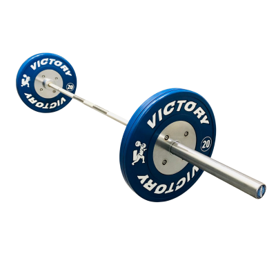 Solid Color Rubber Bumper Plate- Blue (20kg）