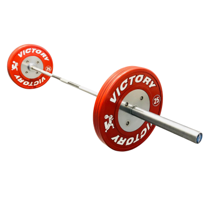 Solid Color Rubber Bumper Plate- Red (25kg)