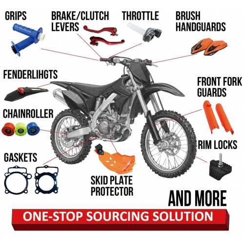 Wide Range of Two-Wheel Parts, Accessories & Tools